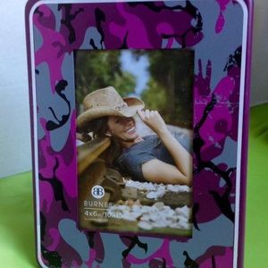 PHOTO FRAME BY BURNES Girl Camo zPink Purple Black